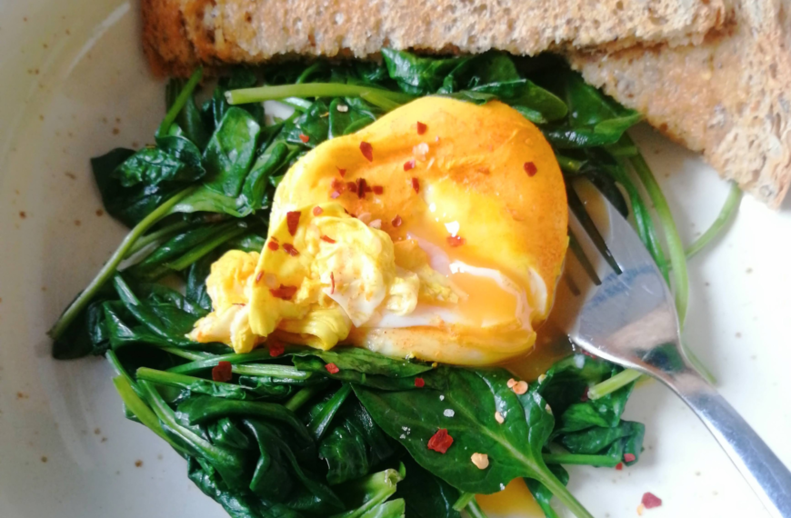 Turmeric Poached Eggs